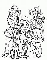 Coloring Pages Grinch Whoville Characters Clipart Christmas Clip Library Stole sketch template