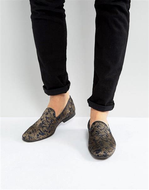 asos loafers  navy paisley pattern navy loafers men holiday party outfit holiday outfits