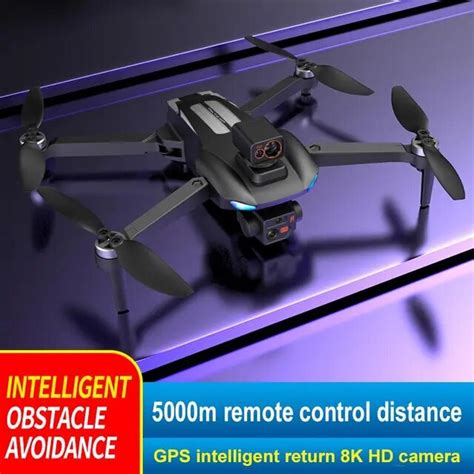 Ae8 Pro Max Drone Brushless Gps Drone 360° Obstacle Avoidance Automatic