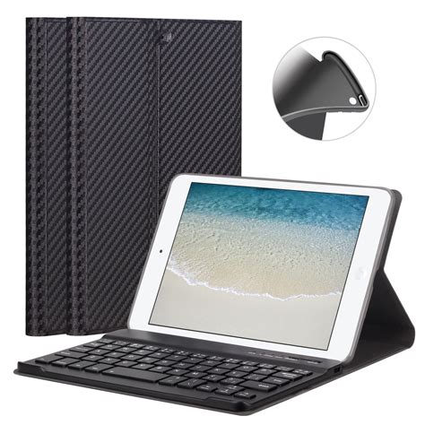 ipad mini  keyboard case goojodoq  upgrade soft tpu  stand cover