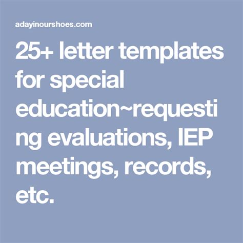 sample letter requesting evaluation  special education