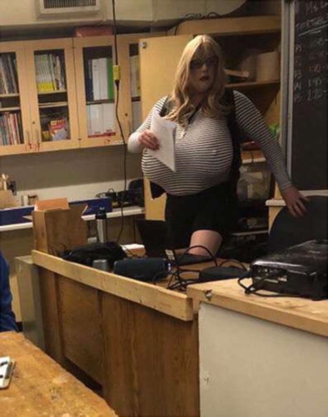 canadian school backs trans teacher with giant prosthetic breasts