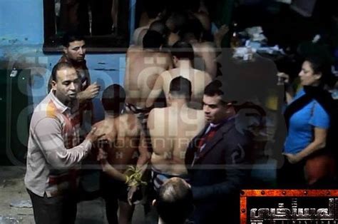 egyptian police arrest men at cairo bathhouse group sex party