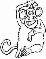 Macaco Desenho Deixe Tarefinhas Criançada Faça Você Poplembrancinhas sketch template