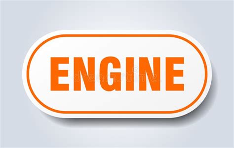 engine sticker stock vector illustration  sticker