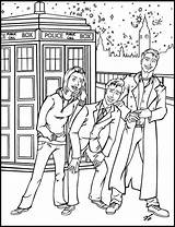 Coloring Doctor Who Pages Printable Rose Kids Sheets Color Tyler Colouring Dr Print Book Characters Adult Jack Deviantart Tardis Coloriage sketch template