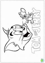 Dinokids Coloring Jerry Tom Close sketch template