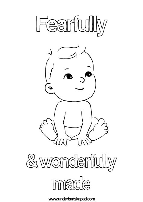 printable coloring pages  kids fearfully  wonderfully