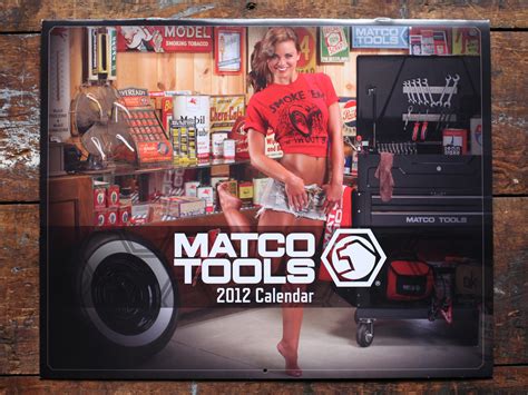 matco tools  calendar  design