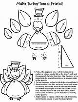 Turkey Crayola Worksheets Hat sketch template