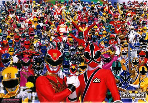 All Super Sentai Series Openings 1975 2012 [power Rangers]