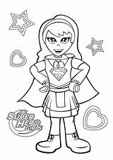 Coloring Supergirl Dc Pages Superhero Girls Kids Lego Printable Super Girl Cartoon Hero Color Bestcoloringpagesforkids Teen Version Categories Coloringonly sketch template