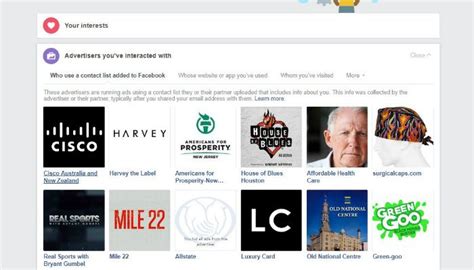 identify  advertisers  facebook   information