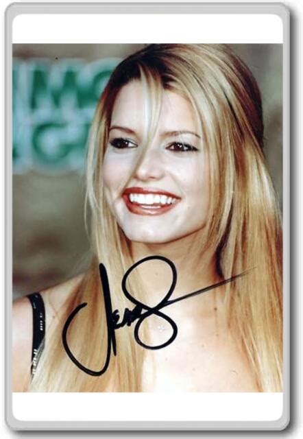 Jessica Simpson Autographed Preprint Signed Photo Fridge Magnet Ebay