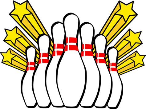 Bowling Pins Clip Art At Vector Clip Art