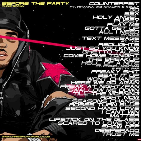 Here S Chris Brown S New Mixtape Titled Before The Party Complex