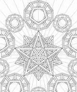Geometry Sacred Coloring Pages Fractal Adult Geometric Printable Deviantart Pattern Colouring Print Color Mandala Book Popular Stellated Dodecahedron Getcolorings Patterns sketch template