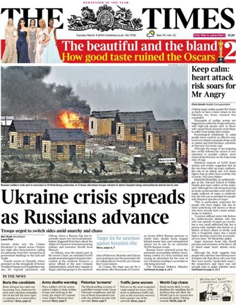 Russias Threat Dominates Headlines Bbc News