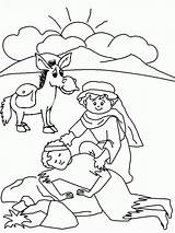 Samaritan Good Coloring Pages Drawing Bible Kids Story Color Netart Printable Parable Sheets Preschool Drawings Clipart Sunday Colour Getdrawings Cartoon sketch template