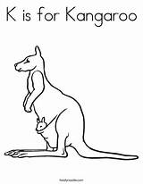 Kangaroo Tracing Twistynoodle sketch template