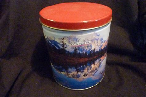 trail s end america s best popcorn tin canister