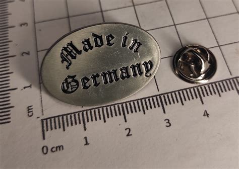 Pin Anstecker Made In Germany Slogan Ebay