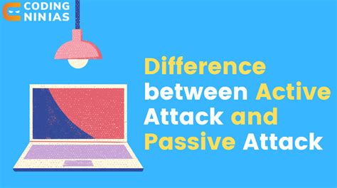 Difference Between Active Attack And Passive Attack Coding Ninjas