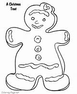 Coloring Christmas Pages Gingerbread Sheets Man Cookies Printable Colouring Cookie Theme Print Color Treats Sheet Kids Template Printing Templates Activity sketch template