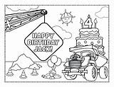 Coloring Pages Frecklebox Name Construction Personalized Birthday Getcolorings Custom Printable Party Getdrawings Print Color Template Themed Colorings sketch template