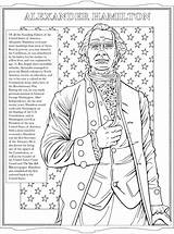 Hamilton Pages Alexander Musical Coloring Book Doverpublications Sheets Kids Dover Publications Template sketch template