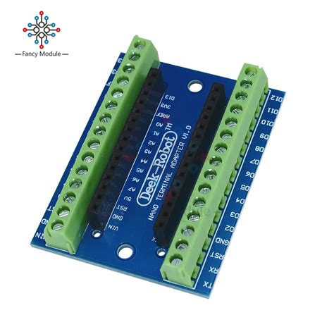 buy pcs standard terminal adapter board  arduino nano  avr atmegap