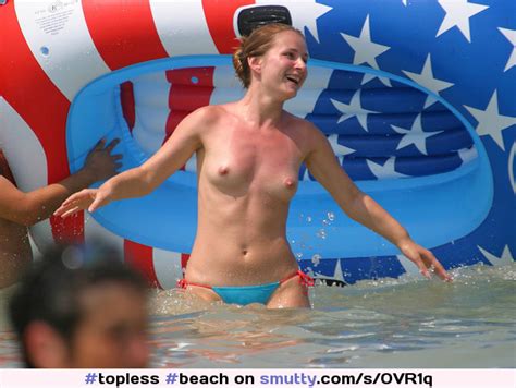 amazing hot teen topless at the beach tan lines topless