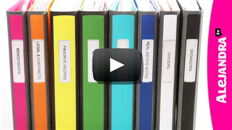video binder organization   binders  staples