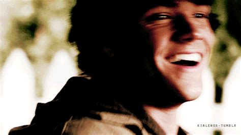 Sam Winchester Smiling Laughing Supernatural Amino
