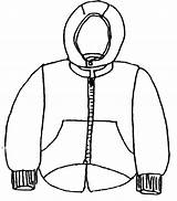 Winter Coat Jacket Drawing Coloring Getdrawings sketch template