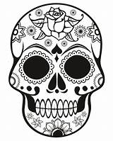 Skull Mandala Coloringfolder sketch template