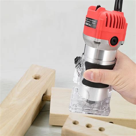 electric trimmer handheld laminate edge trimmer  collet wood router woodworking