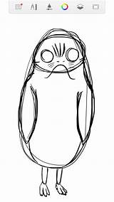 Pages Porg Template sketch template