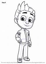 Pj Connor Masks Draw Sketch Step Drawing Tutorials Learn Paintingvalley sketch template