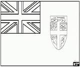 Fiji Flag Coloring Pages Islands Flags Oceania Countries Printable sketch template