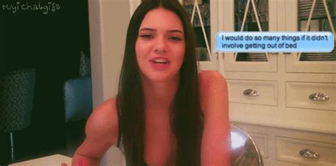 kendall jenner ichat s s find and share on giphy