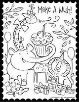 Coloring Pages Birthday Happy Sheets Fill Kids Car Printable Colouring Animal Color Card Racing Cards Sheet Wish Make Mustang Print sketch template