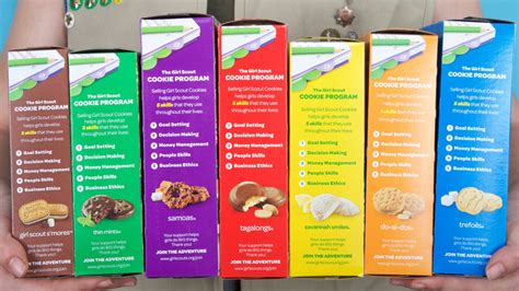 discontinued girl scout cookies youll sadly  eat