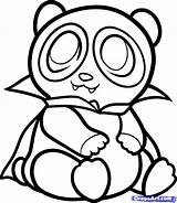Panda Pandas Clipartmag Coloringhome Draw sketch template
