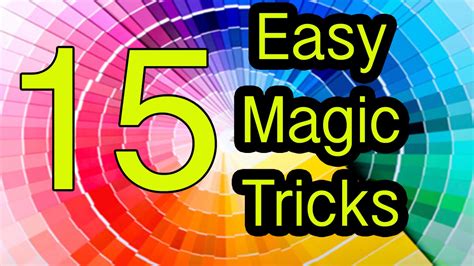 easy magic tricks  tricks revealed explained youtube