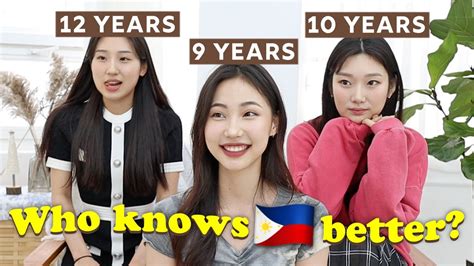 koreans    philippines  challenge youtube