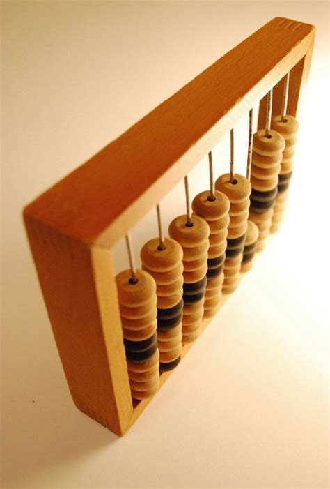 back to school abacus made in ussr wooden counting frame
