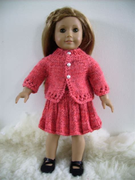 Pleated Doll Skirt Pattern By Susan Seffknit Doll Clothes American