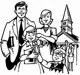 Church Coloring People God Color Pages Worship Going Bible Building Family School Did Know Thechurch sketch template