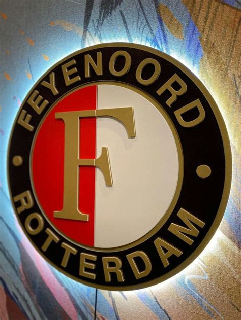 feyenoord rotterdam football club football emblem gift  fans soccer logo  emblemsshop